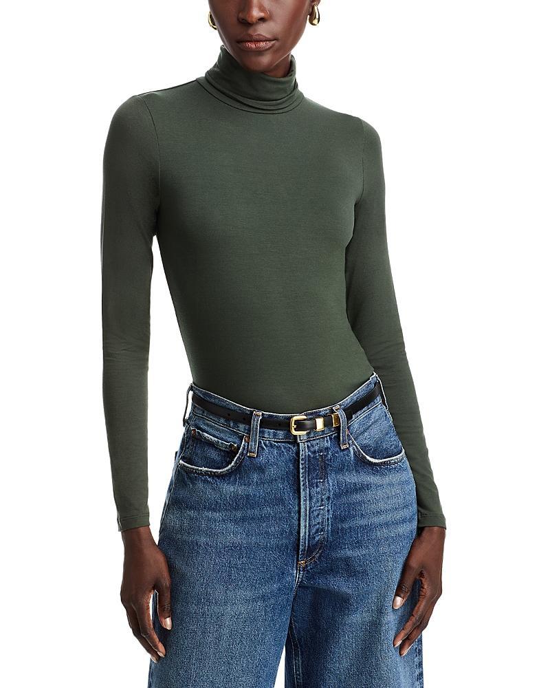 Womens Soft Touch Turtleneck Top Product Image