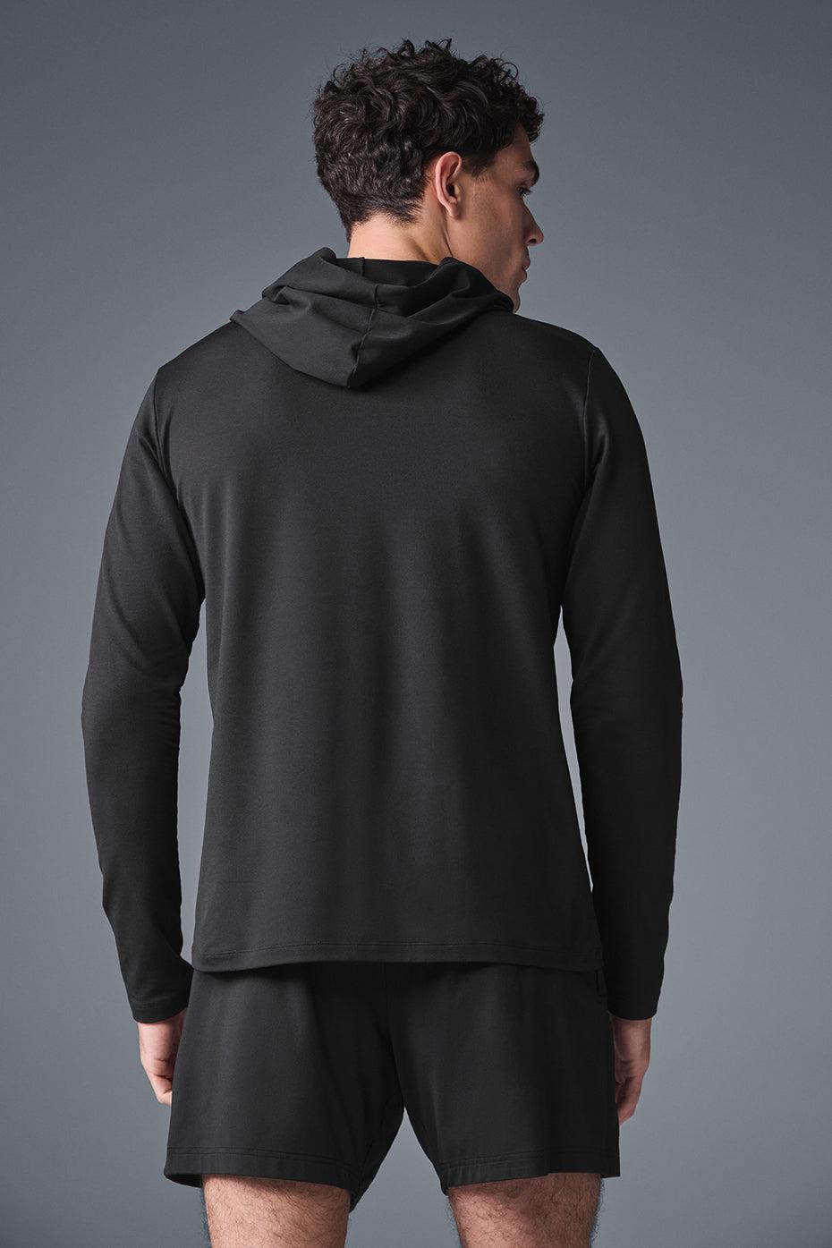 Conquer Reform Long Sleeve With Hood - Black Male Product Image