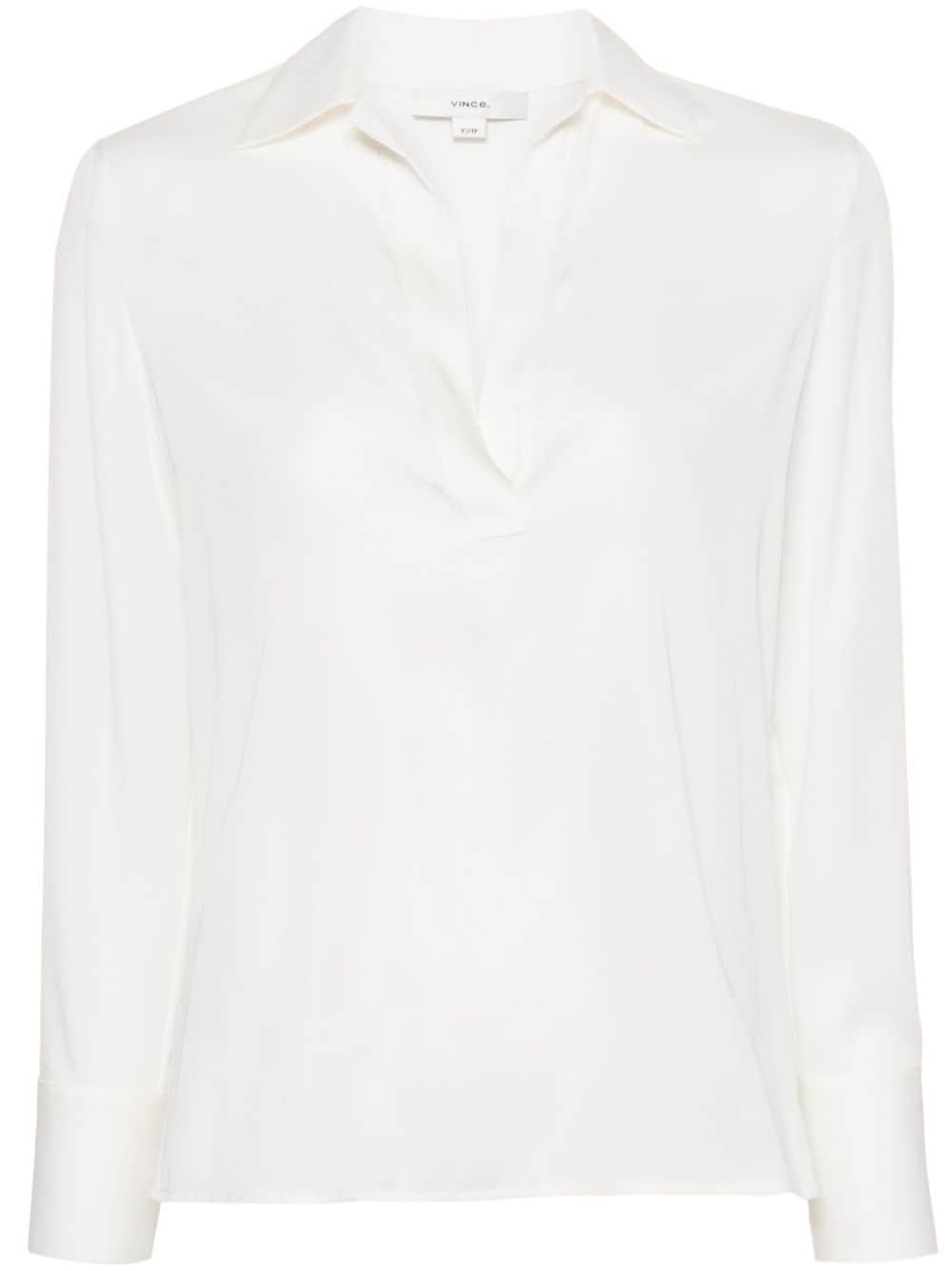 Long-sleeve Blouse In White product image