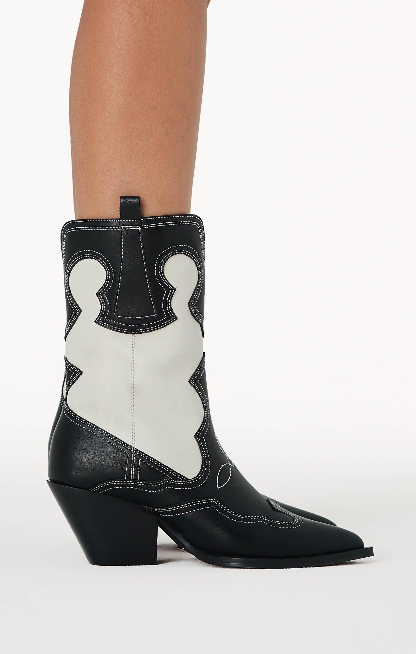 Billini Adriel Western Boot ~ Black/Ivory Product Image