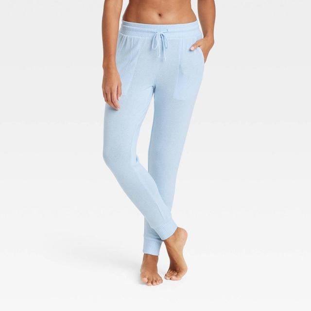 Womens Perfectly Cozy Lounge Jogger Pants - Stars Above Blue XS Product Image