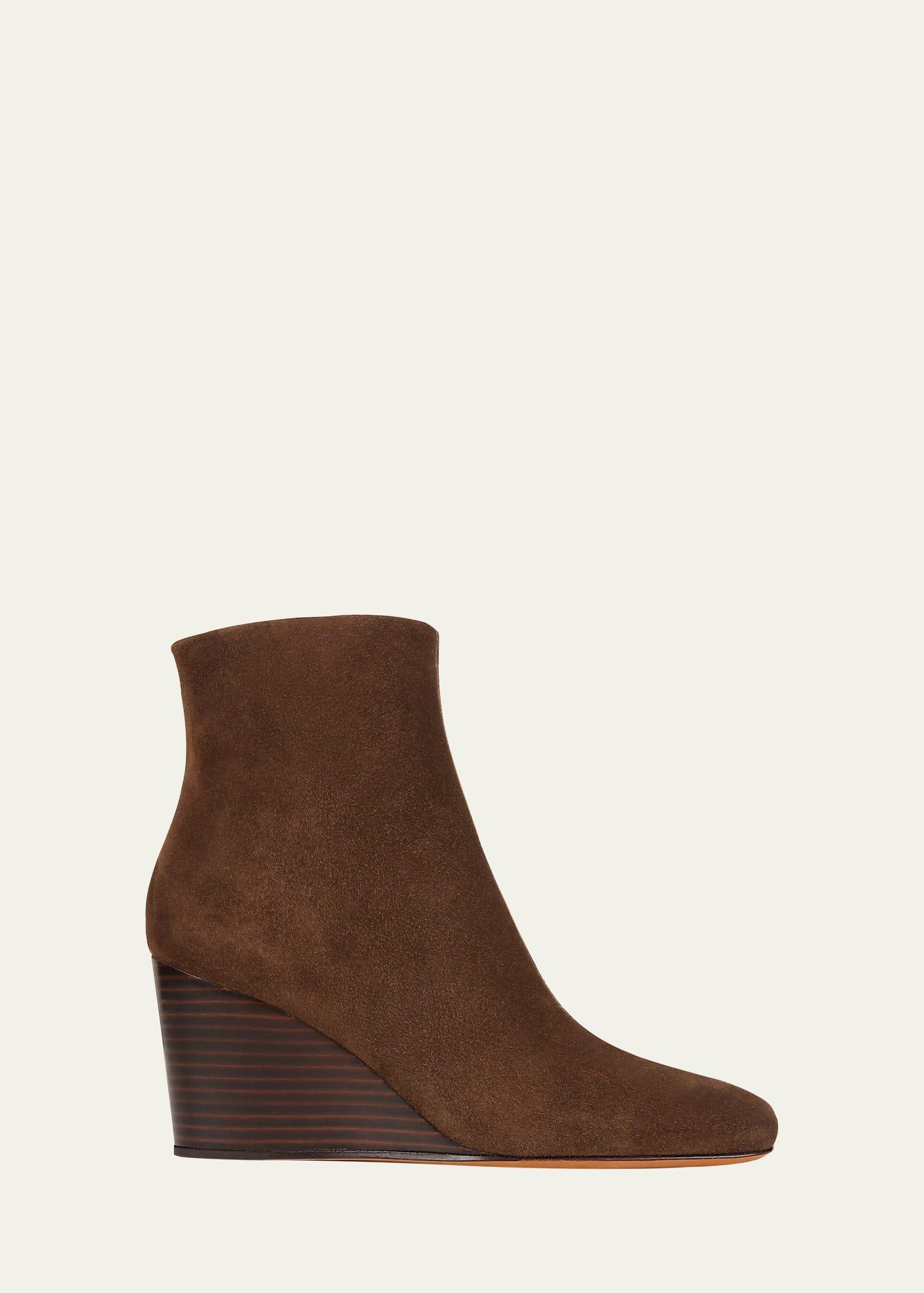 Andy Suede Wedge Booties Product Image