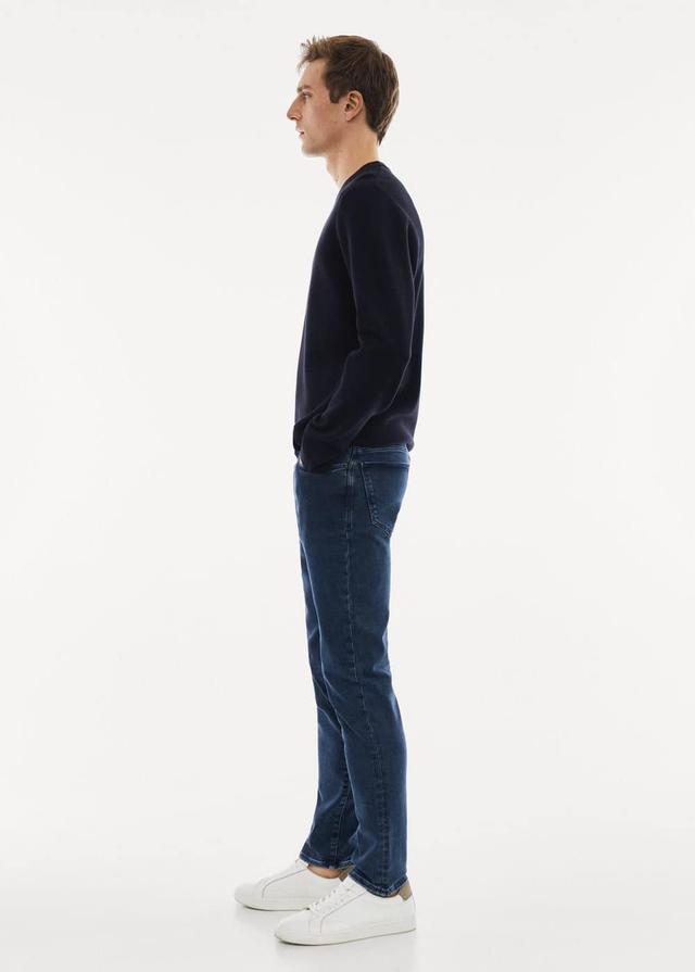 Mango Mens Thermolite Slim-Fit Jeans Product Image