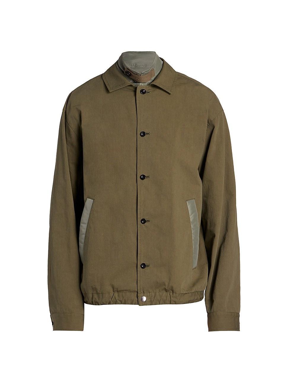 Mens Ripstop Cotton-Blend Field Jacket Product Image