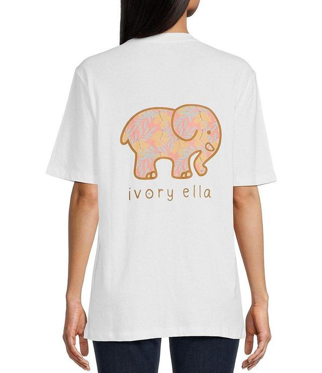 Ivory Ella Hibiscus Dreams Graphic T-Shirt Product Image