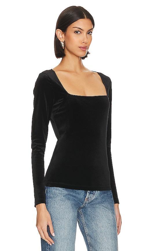 L'AGENCE Kinley Square Neck Top Size L, M, XL, XS. Product Image