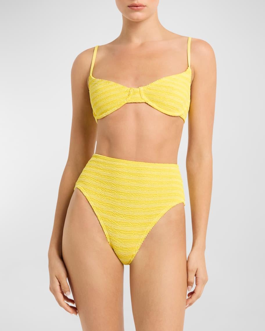 Limoncello Stripe Gracie Balconette Bikini Top Product Image