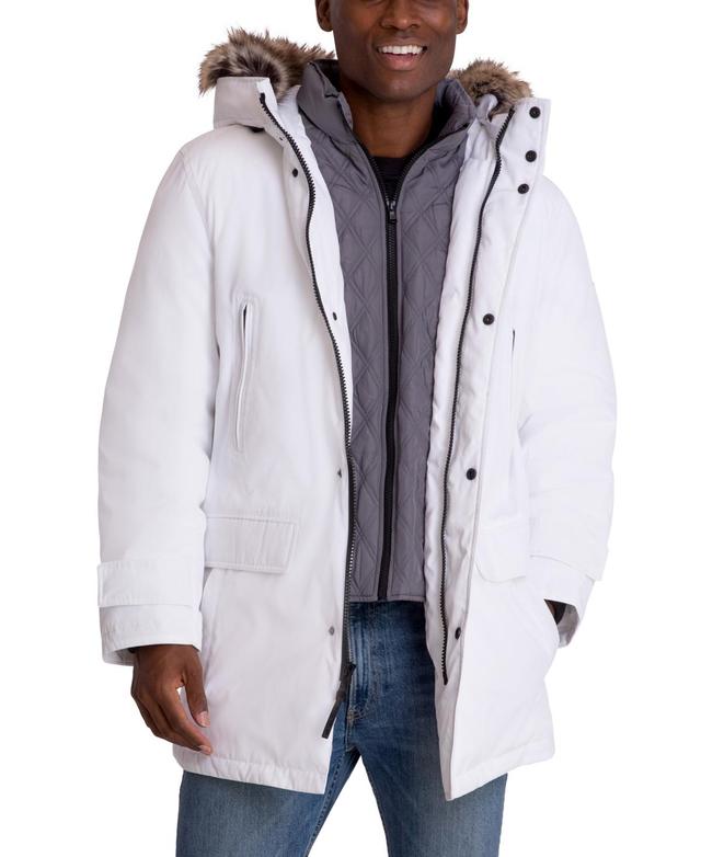 Michael Kors Mens Hooded Bib Snorkel Parka, Created for Macys Product Image