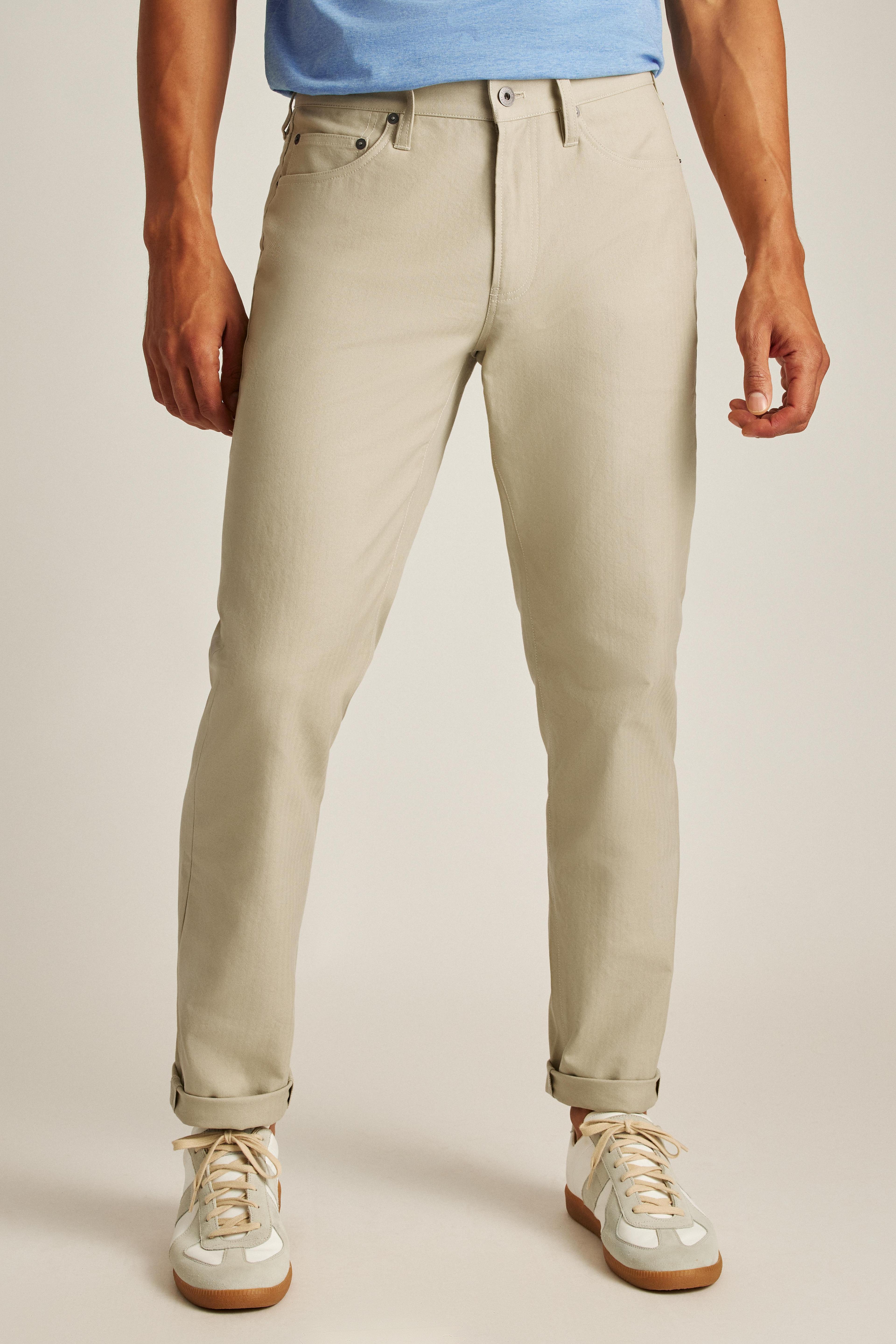 Herringbone 5-Pocket Pants Product Image