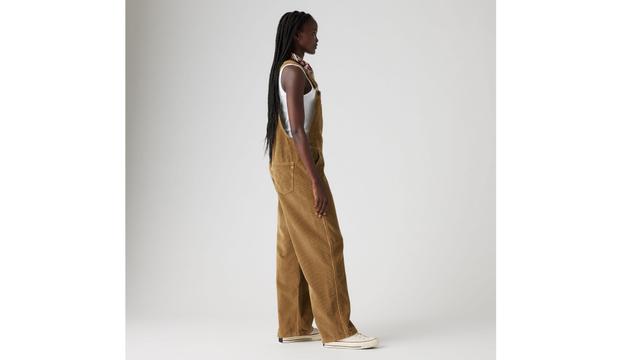 Baggy Corduroy Women's Overalls Product Image