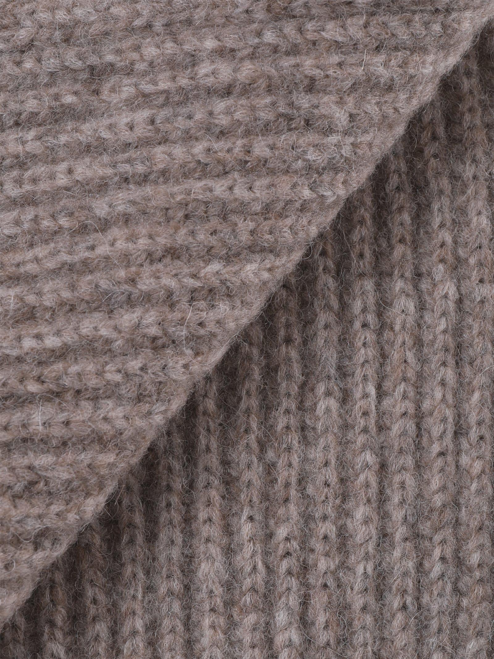 Wool Scarf In Beis Product Image