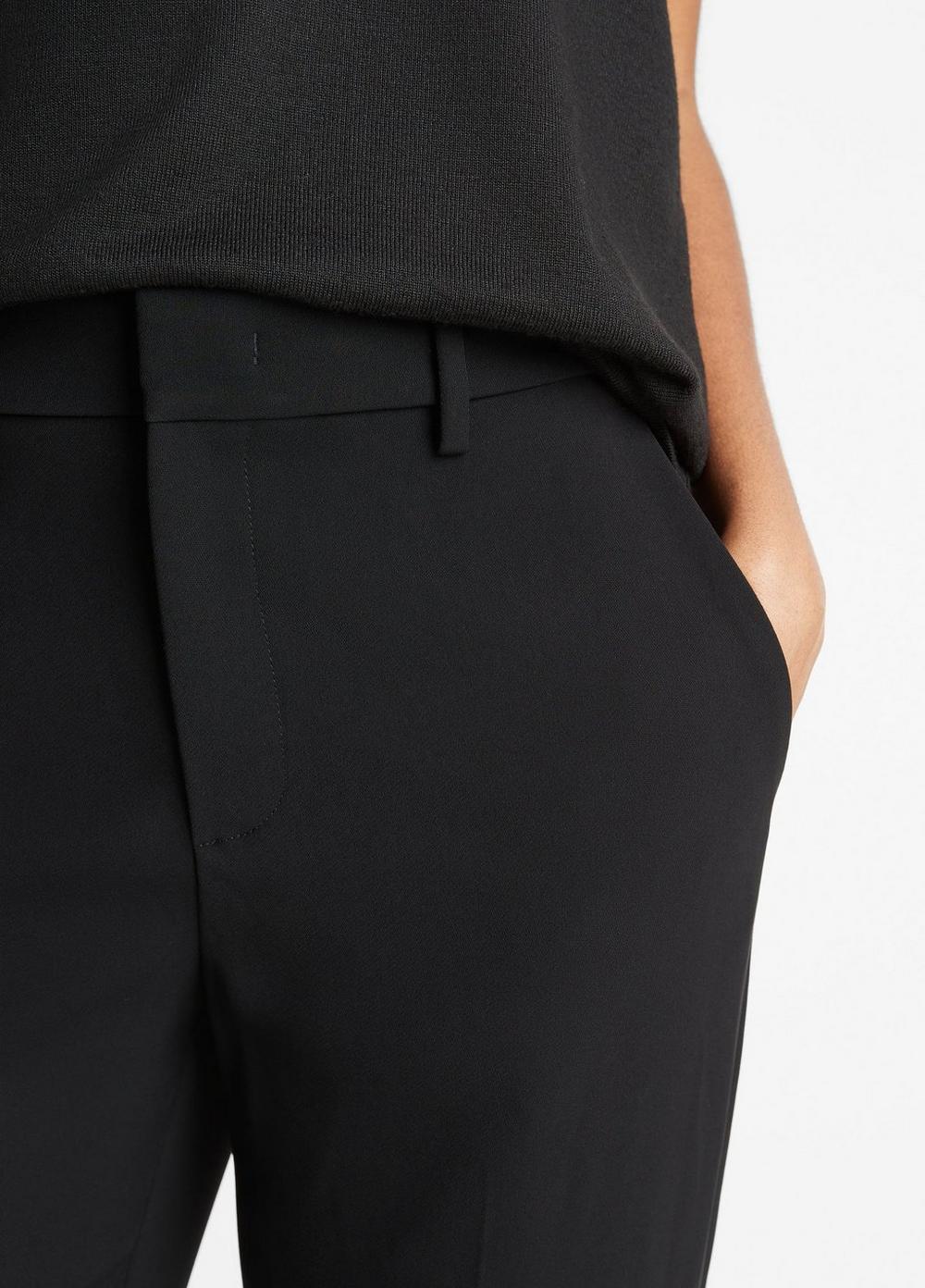 Crepe Tailored Straight-Leg Pant Product Image