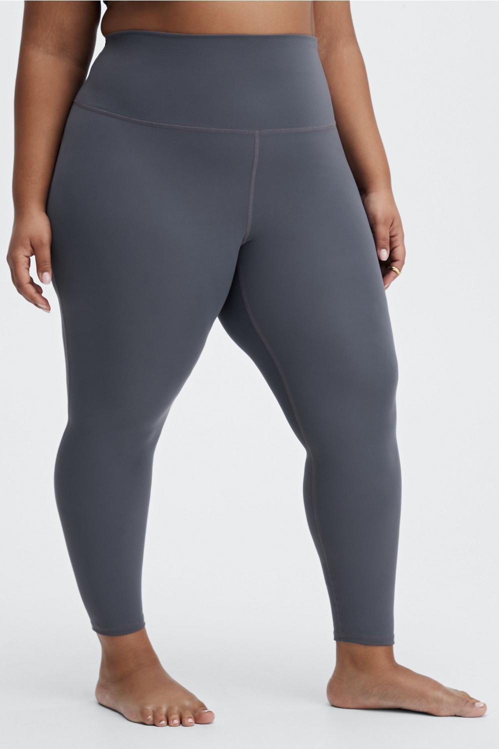 Fabletics Ultra High-Waisted PureLuxe 7/8 Legging Womens Pewter plus Size 3X Product Image