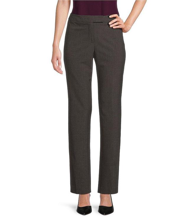 Anne Klein Extended Tab Pleated Tapered Leg Bowie Pants Product Image