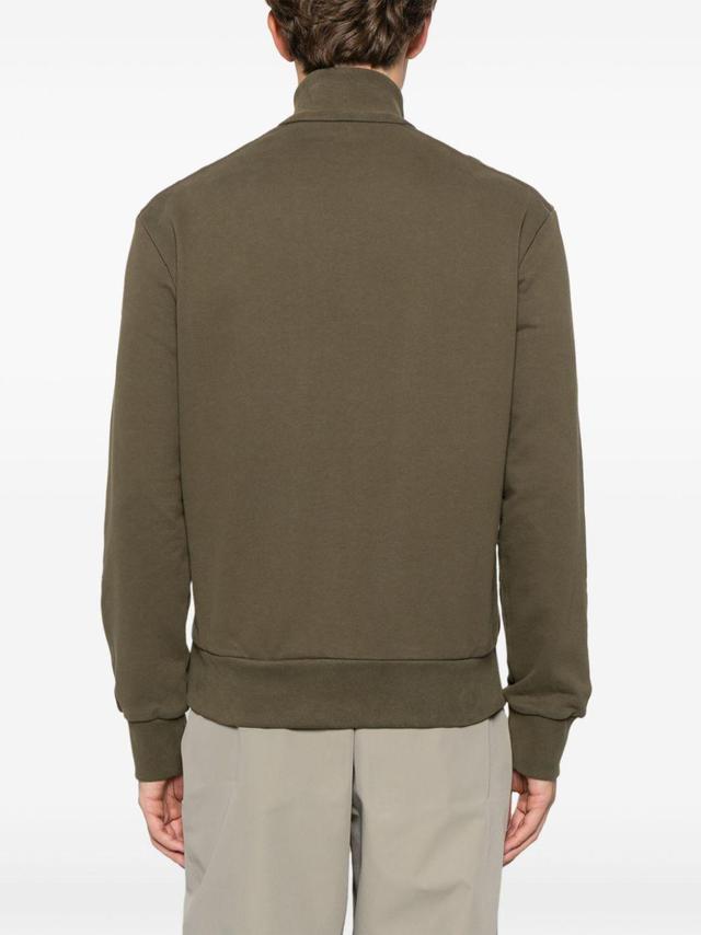 padded zip-up sweatshirt Product Image