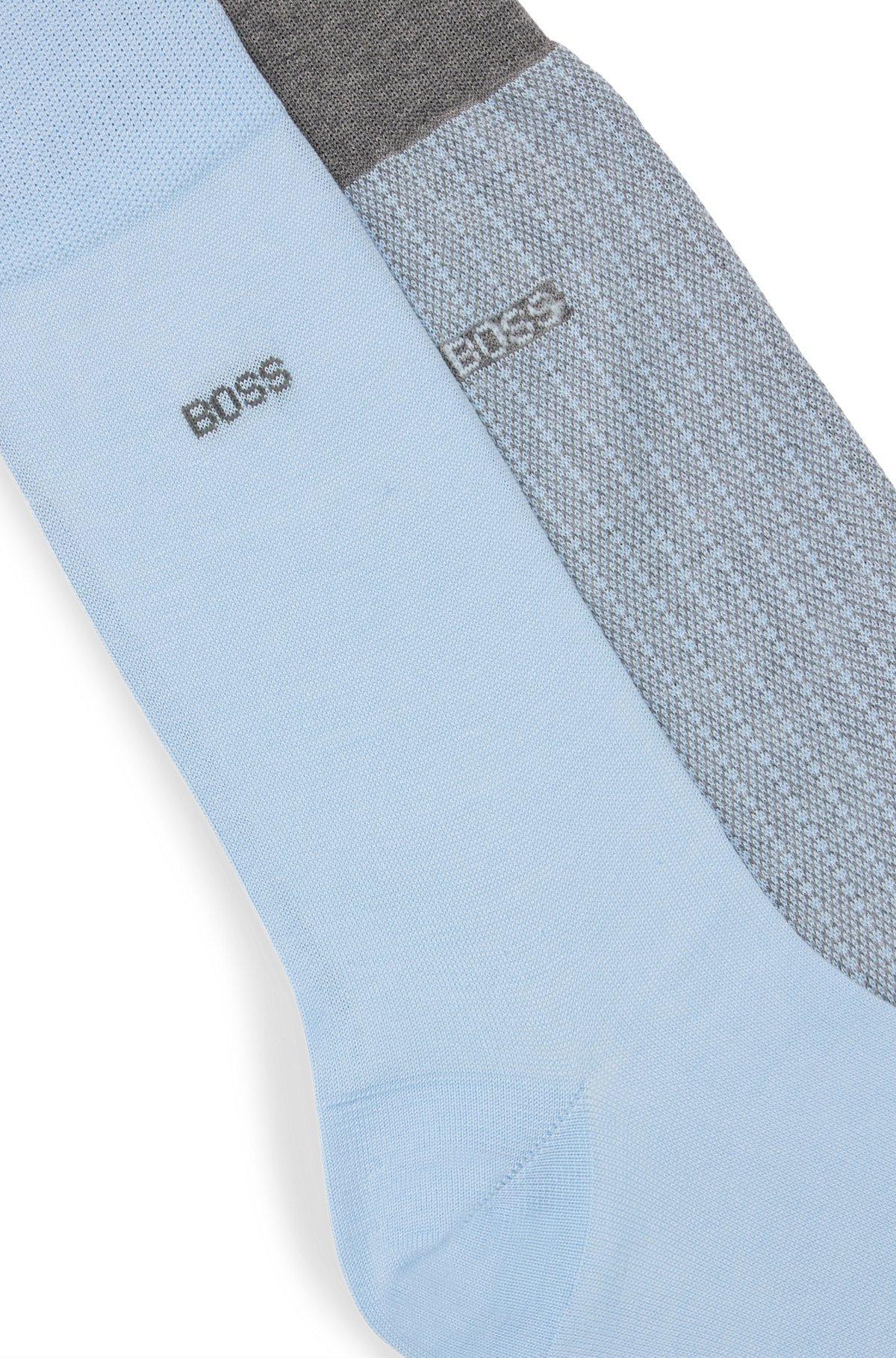 Two-pack of socks in mercerized cotton Product Image