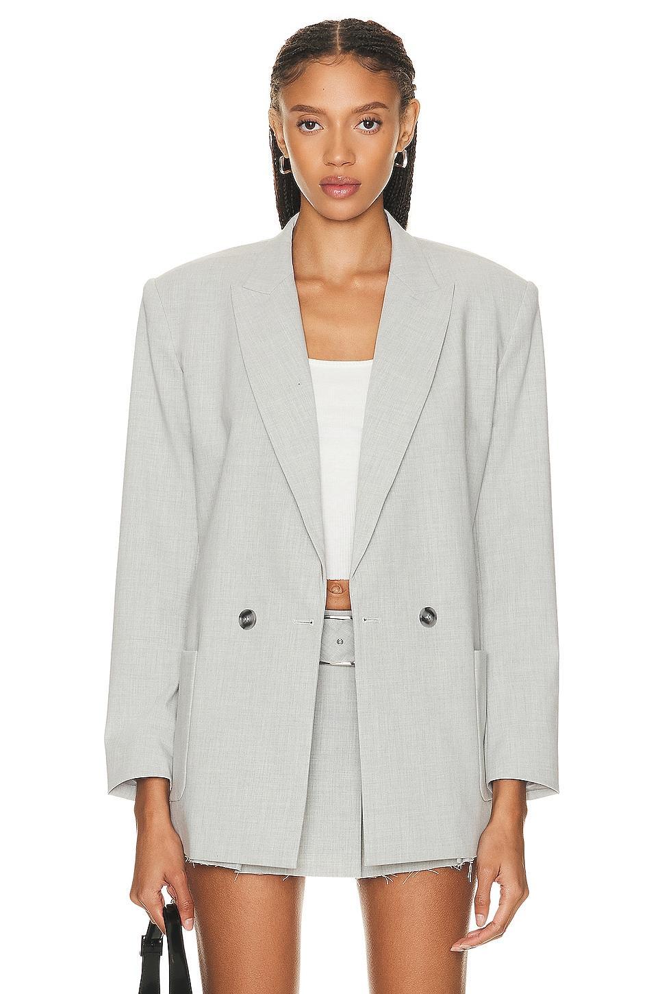 SER.O.YA Natasha Blazer Light Grey. (also in ). Product Image