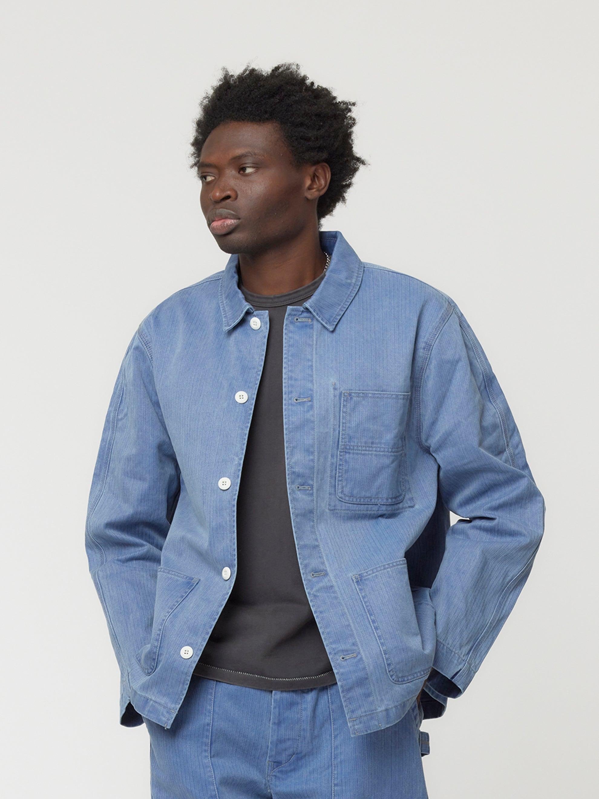 Union x J.Crew Chore Coat (Vintage Blue) Product Image