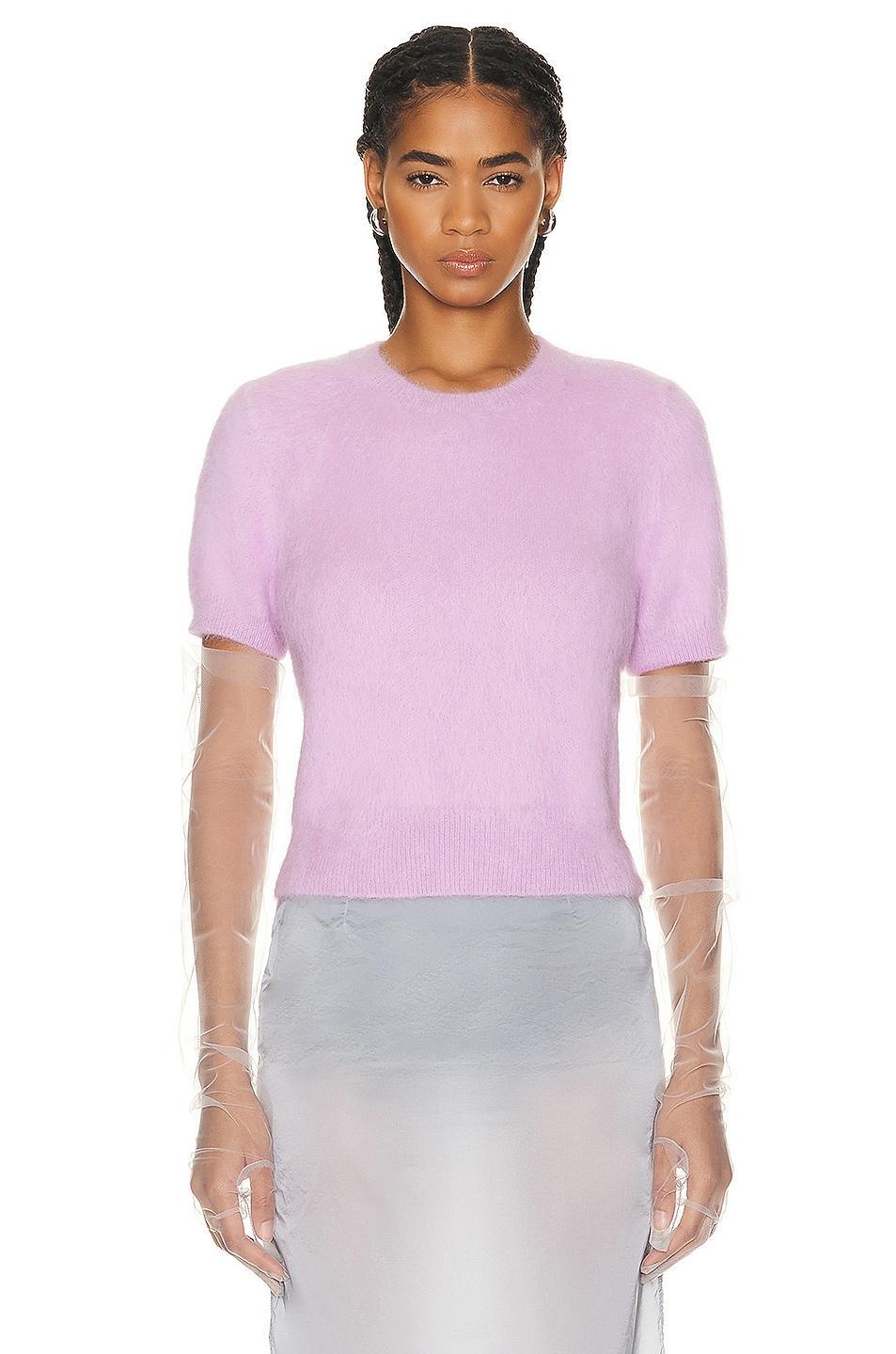 Maison Margiela Knit Sweater in Lavender Product Image