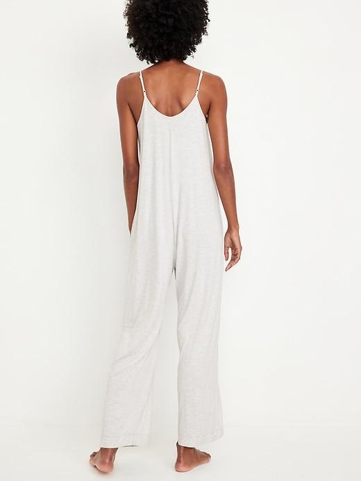 Knit Jersey Pajama Jumpsuit Product Image