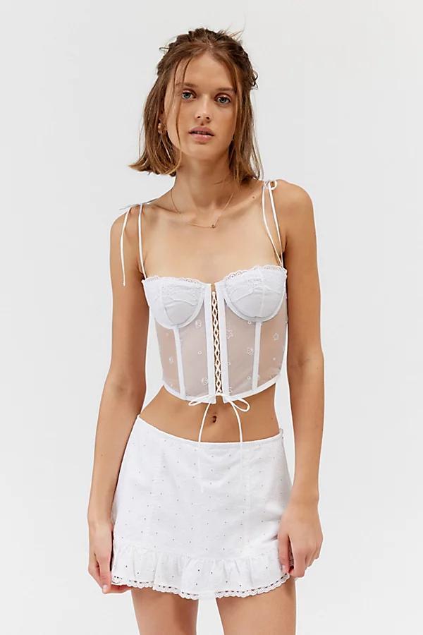 Out From Under Seaside Mesh Corset Womens at Urban Outfitters Product Image