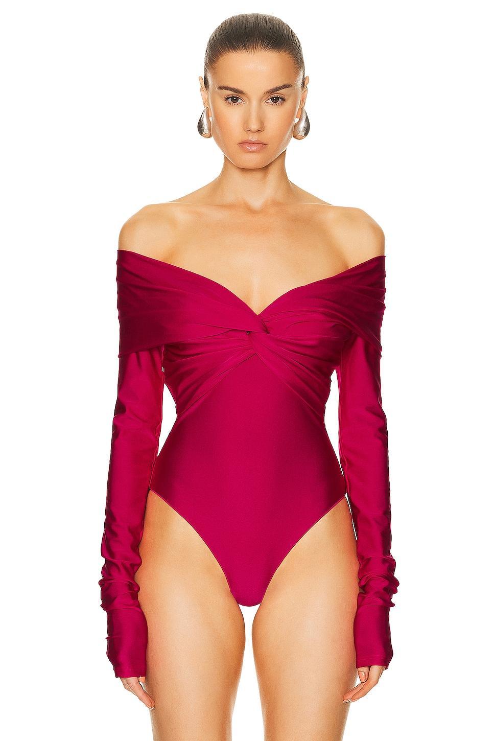 The Andamane Kendall Off Shoulder Bodysuit Product Image