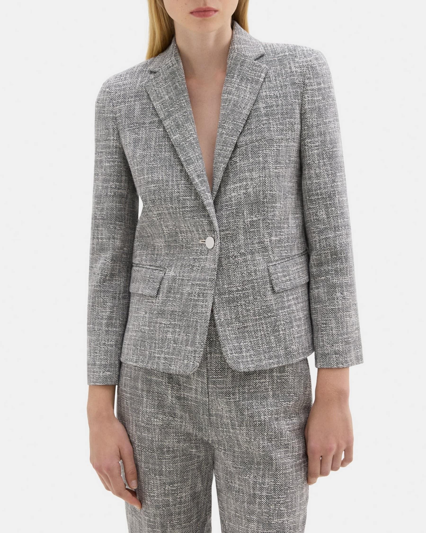 Slim Blazer in Canvas Tweed product image