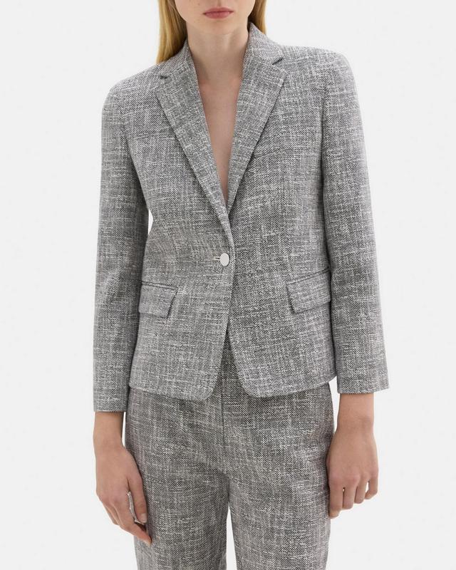 Slim Blazer in Canvas Tweed Product Image