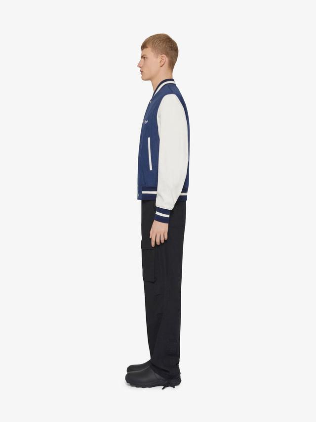 GIVENCHY 1952 varsity jacket in denim Product Image