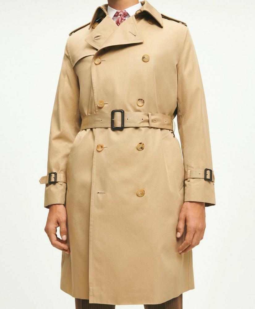 Supima® Cotton Gabardine Trench Coat Product Image