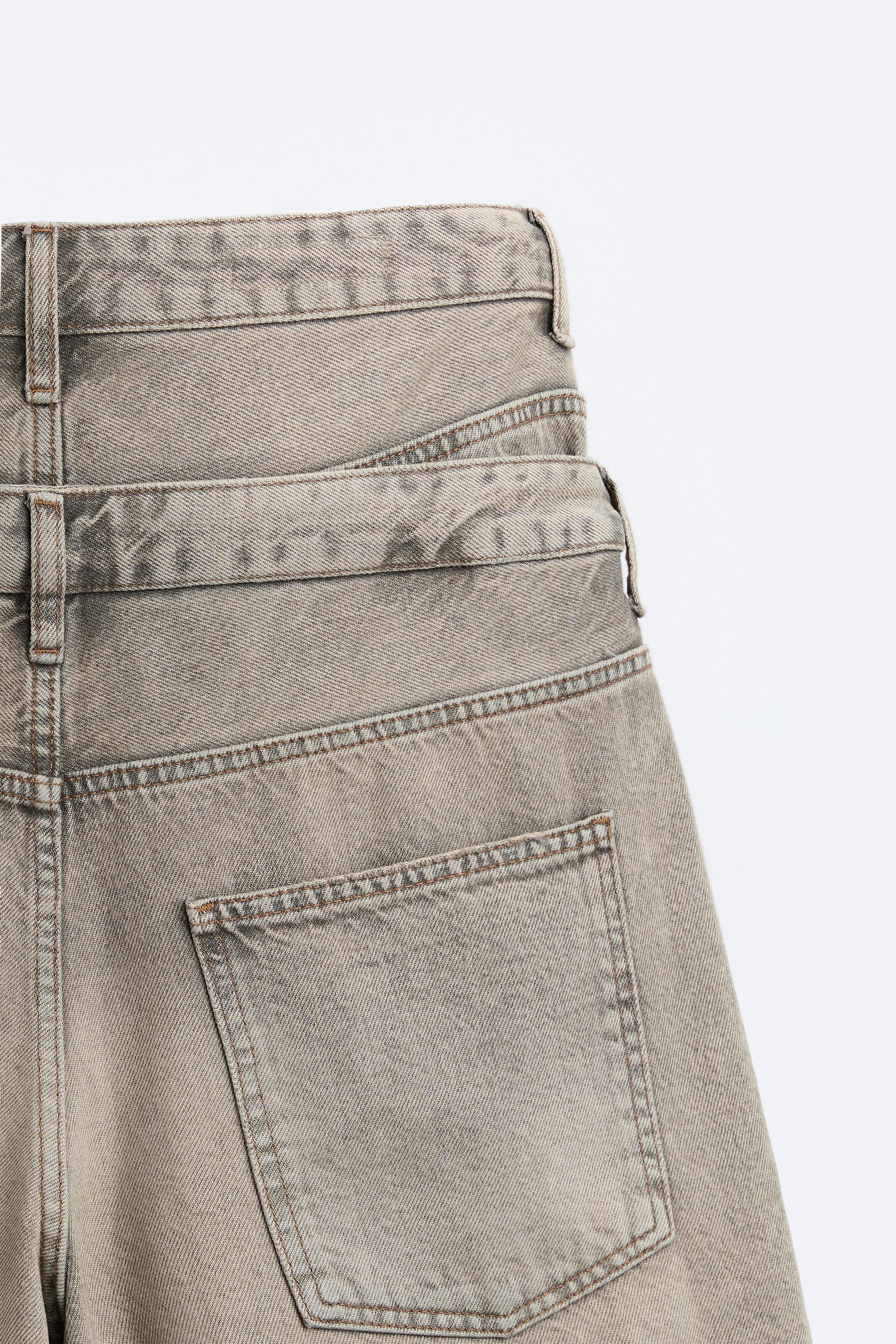 DOUBLE WAISTBAND DENIM SHORTS Product Image