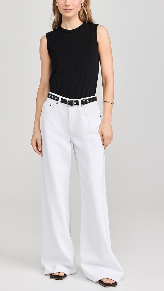 RE/DONE Mid Rise Palazzo Jeans | Shopbop Product Image