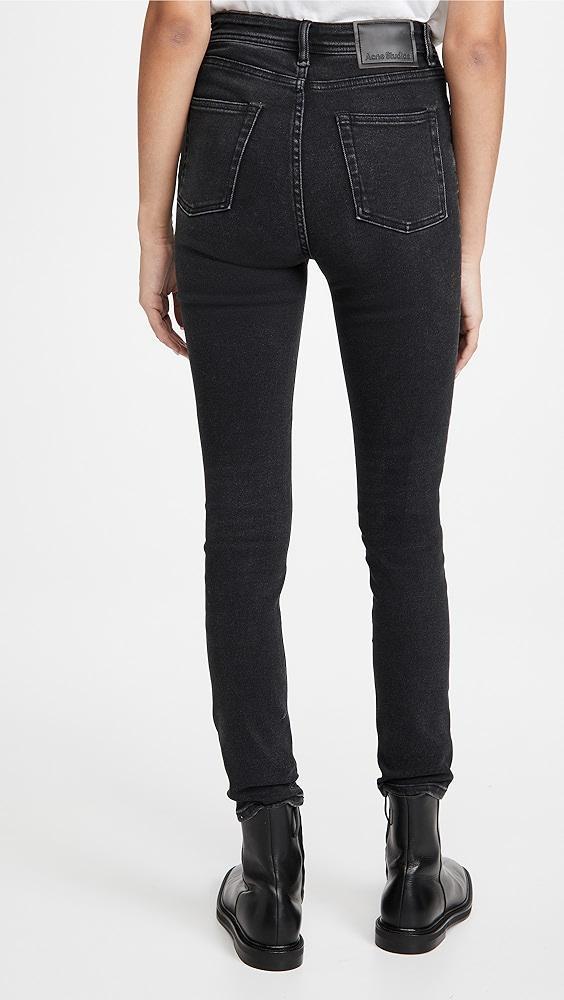 Acne Studios Peg Used Black Jeans | Shopbop Product Image