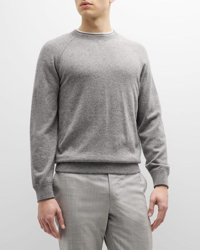 Mens Cashmere Crewneck Sweater Product Image