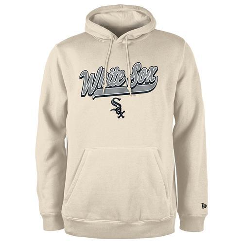 New Era Mens White Sox Hooded Pullover - Tan/Tan Product Image