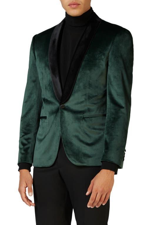 OppoSuits Deluxe Rich Green Velvet Dinner Jacket Product Image