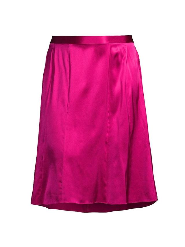 Womens Bellini Silk Midi-Skirt Product Image