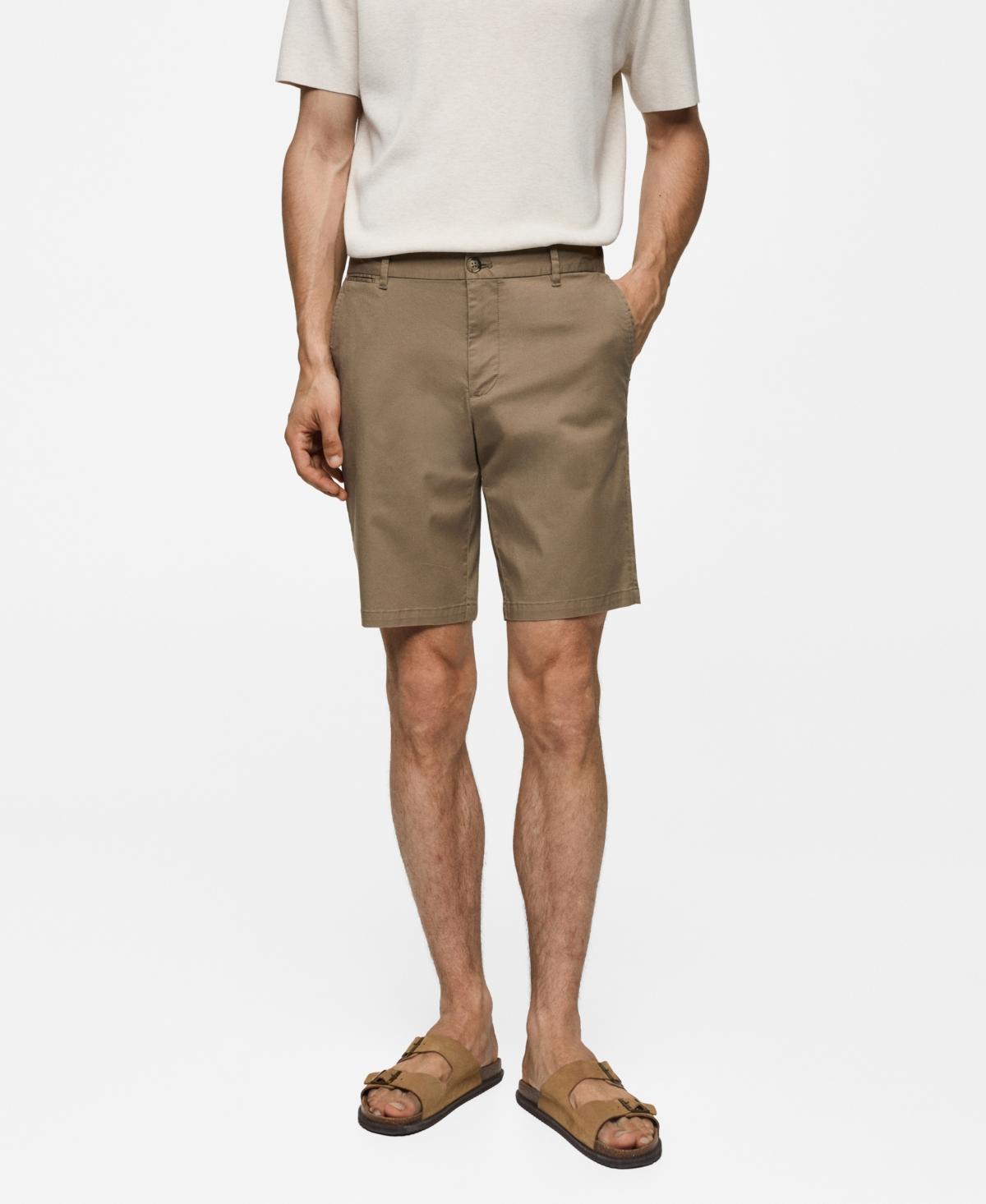 Mango Mens Slim-Fit Bermuda Shorts Product Image