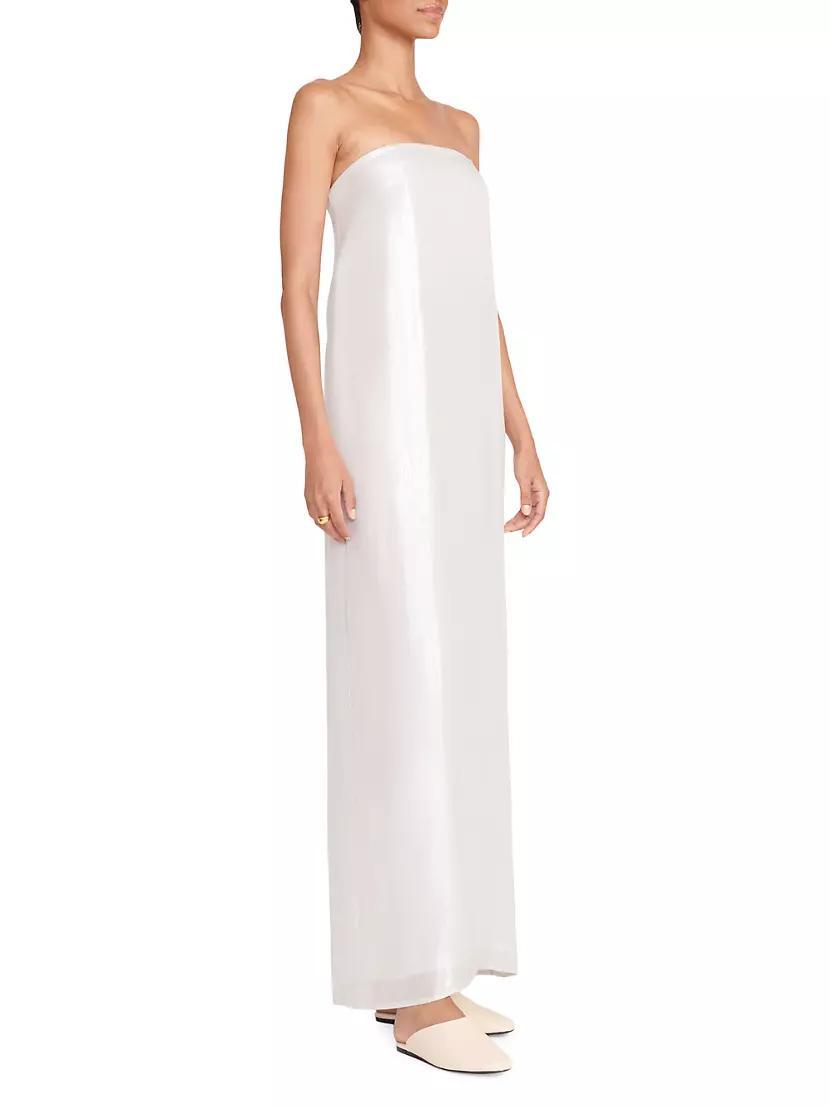 Casey Strapless Metallic Gown Product Image