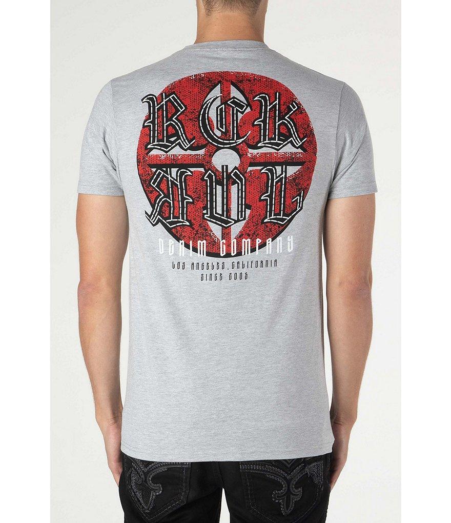 Rock Revival Circle Rock Short Sleeve Graphic T-Shirt Product Image