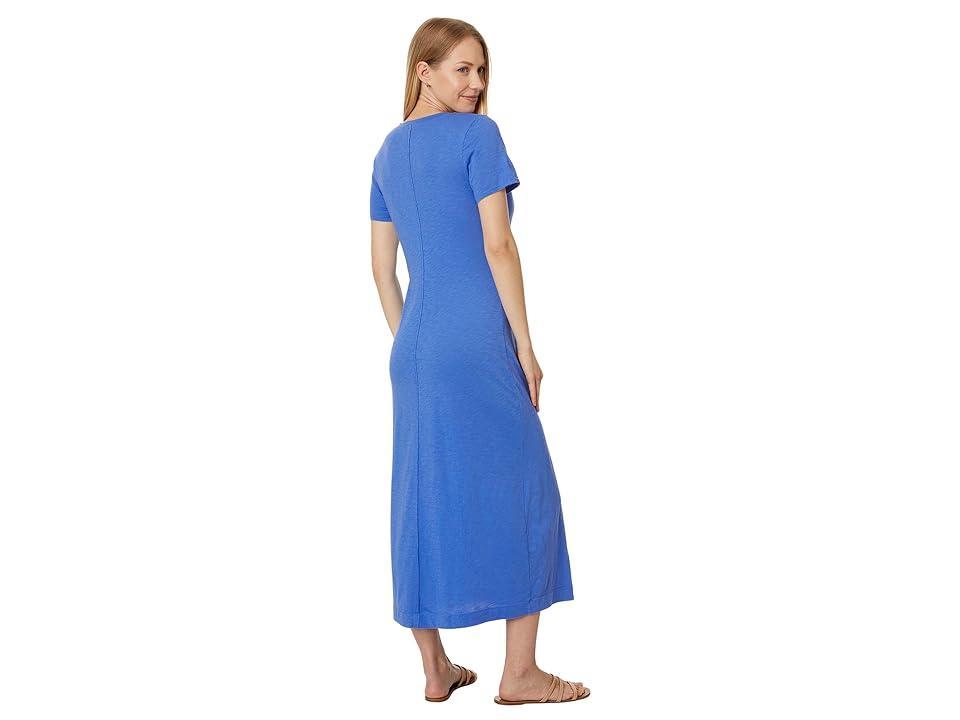 Michael Stars Alanis Crew Neck Midi Dress (Salt Water) Women's Dress Product Image