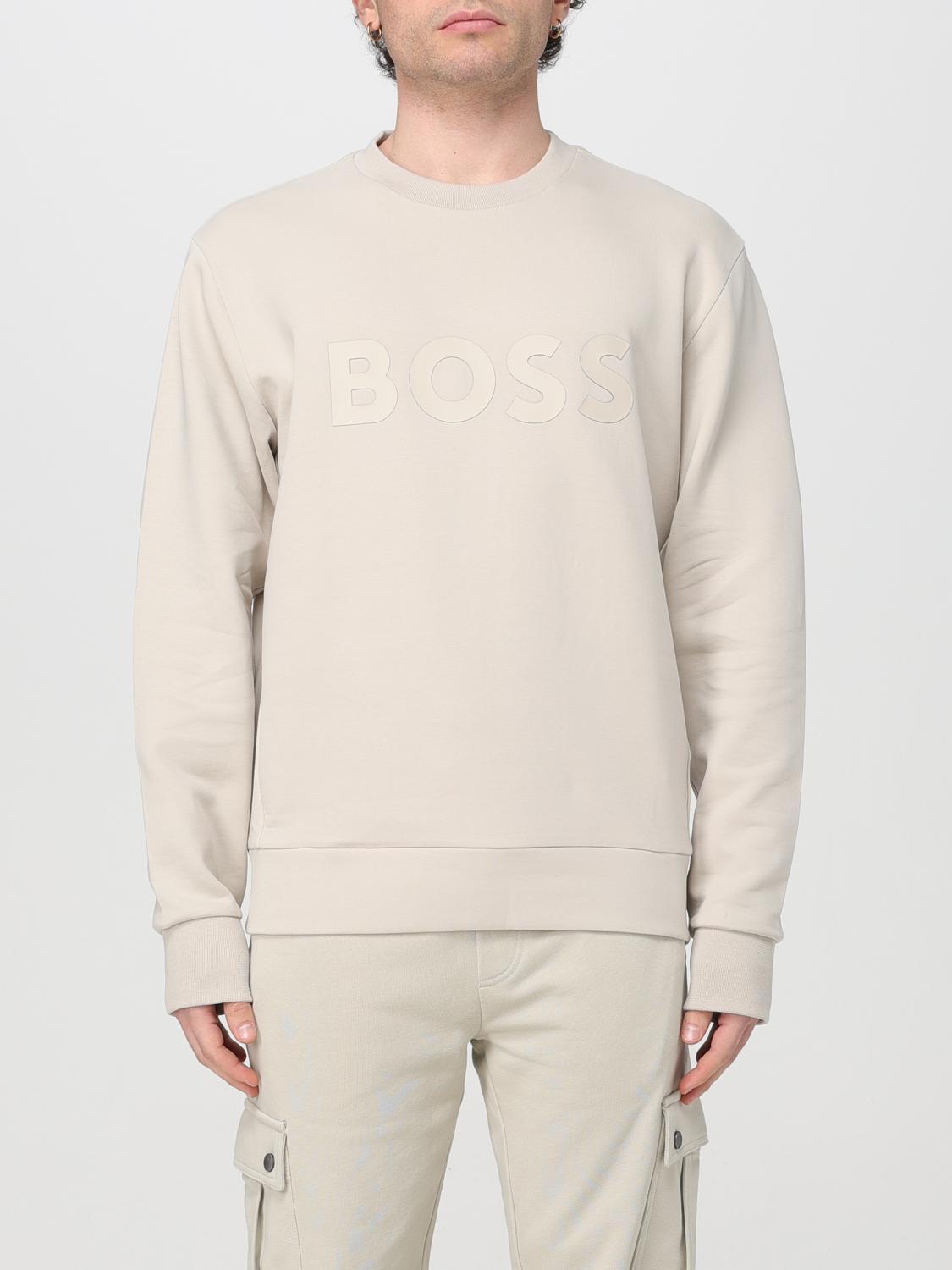 Sweatshirt Boss Men Color Beige Product Image