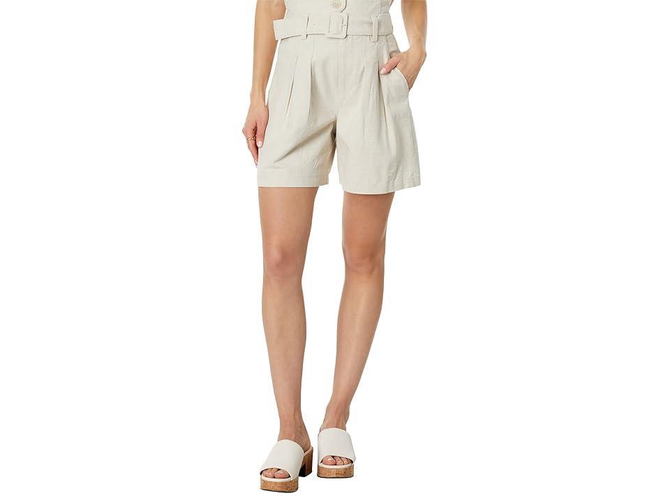 Blank NYC Linen Belted Shorts in Bleached Sand (Bleached Sand) Women's Shorts Product Image