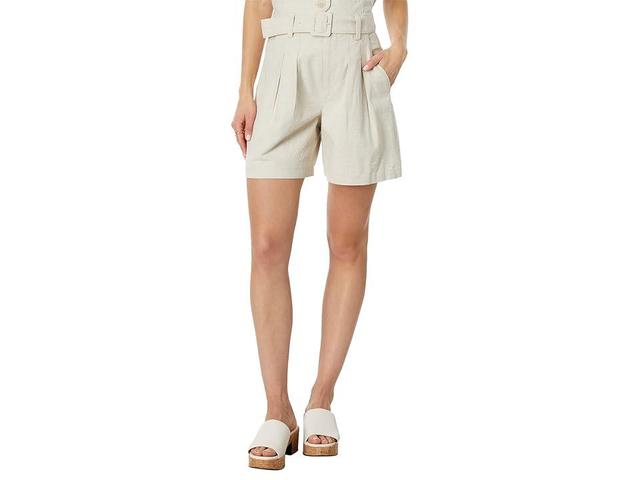 Blank NYC Linen Belted Shorts in Bleached Sand (Bleached Sand) Women's Shorts Product Image