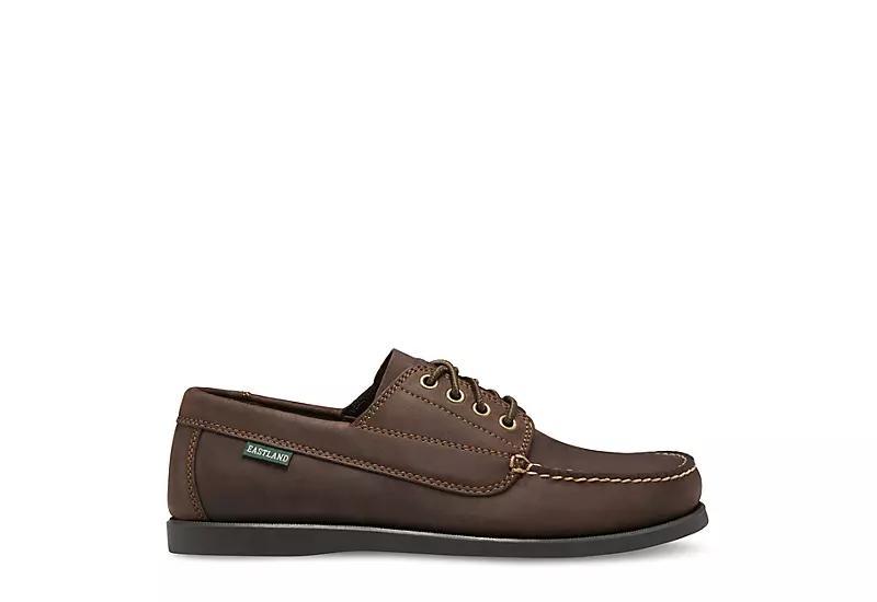 Eastland Mens Falmouth Waxee Leather Camp Moccasins Product Image