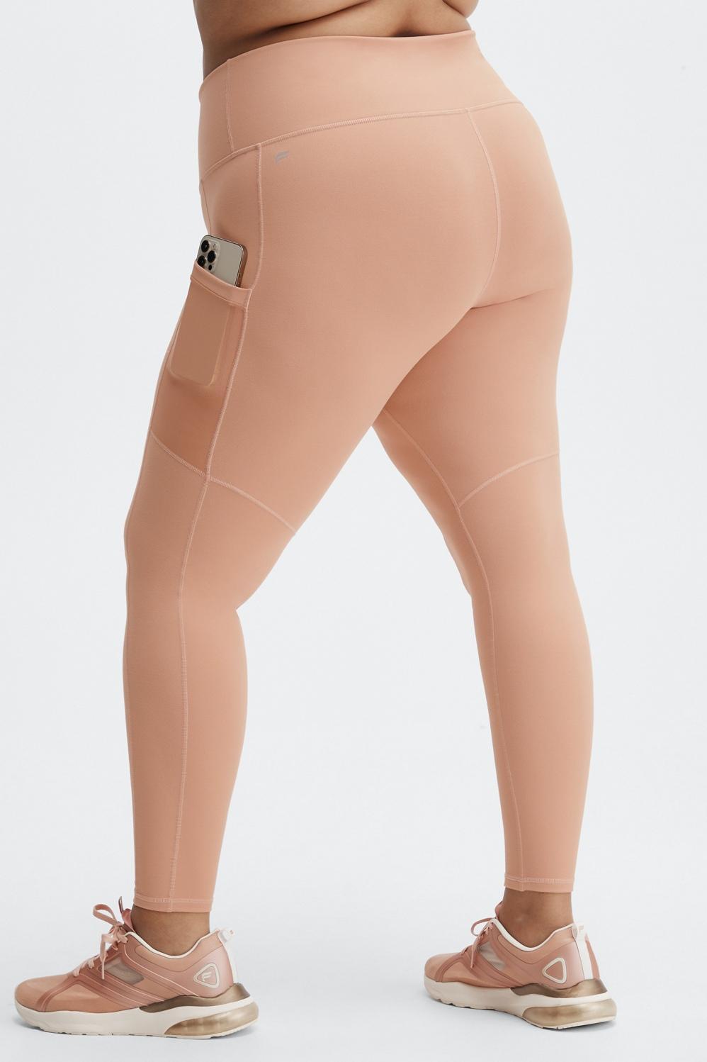 Fabletics On-The-Go High-Waisted Legging Womens Maplewood plus Size 4X Product Image