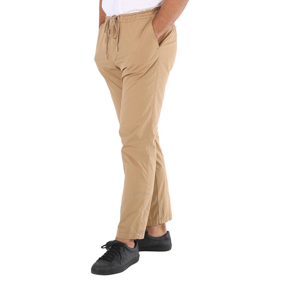 Men's Slim-fit Banks Paper-touch Pants In Beige Product Image