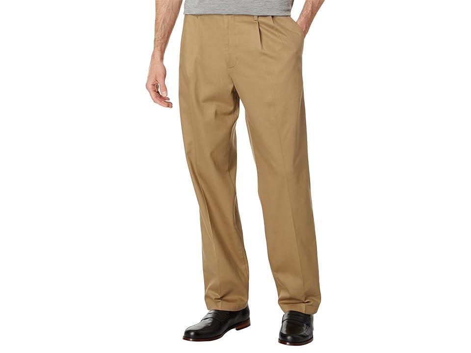 Dockers Classic Fit Signature Iron Free with Stain Defender Pants - Pleated (New British ) Men's Clothing Product Image