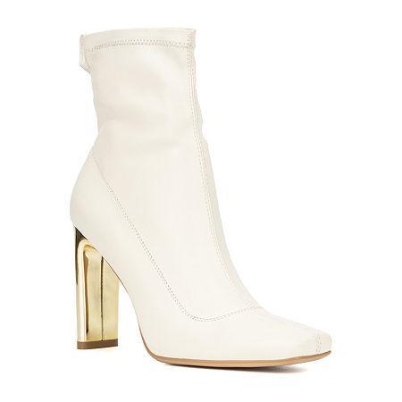 Torgeis Womens Chiara Block Heel Dress Boots, 8 Medium Product Image
