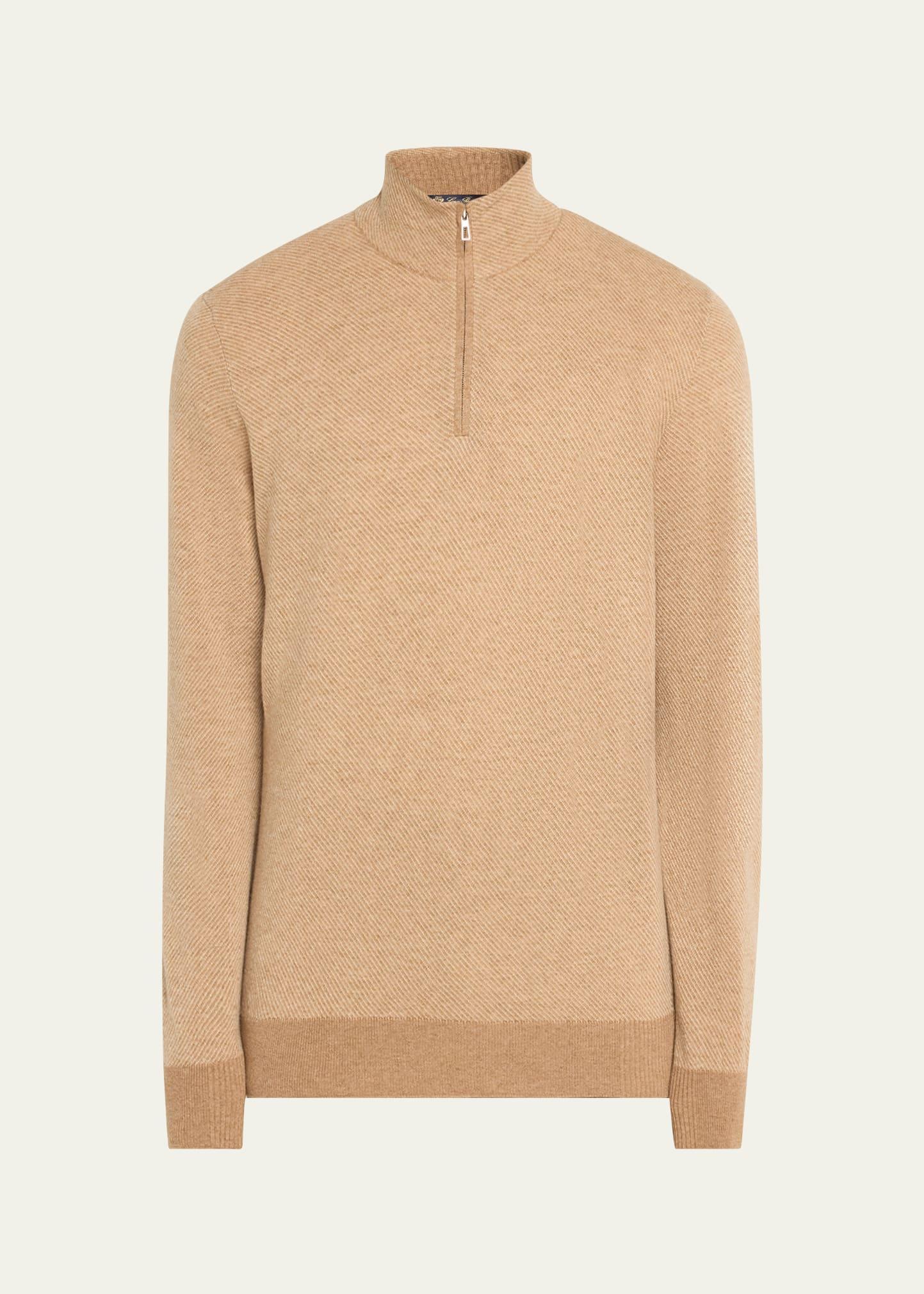 Mens Roadster 1/4-Zip Cashmere Sweater Product Image